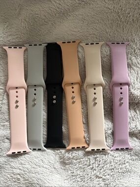Silicone Replacement Watch Bands - Multiple Colors Medium